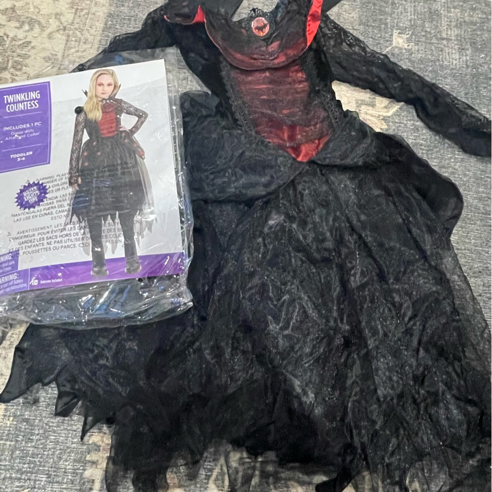 Vampire toddler costume